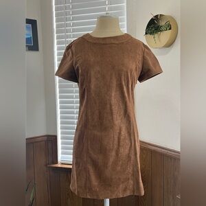 BoHo Faux Suede dress